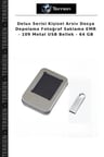 Delux Serisi Kişisel Arsiv Dosya Depolama Fotoğraf Saklama EMR - 109 Metal USB Bellek - 64 GB