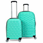 ABS Piramit Canyon Serisi Valiz, Mint - Kabin Boy&Büyük Boy