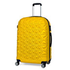 ABS Piramit Canyon Serisi Valiz, Sarı - Büyük Boy