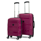 Lucas Polipropilen Kırılmaz Valiz, Kabin Boy&Orta Boy