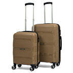 Lucas Polipropilen Kırılmaz Valiz, Kabin Boy&Orta Boy