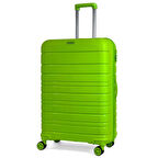 Karbon PP Horizon Serisi Kırılmaz Valiz, Fıstık Yeşili - Büyük Boy