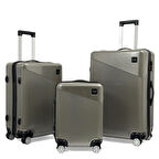 Venüs Aurora PC Valiz, Gold - 3'lü Set