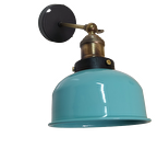 Rsylight Retro Rustik Metal Dekoratif Koridor - Mutfak Duvar Mavi Aplik 