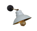 Rsylight Retro Rustik Metal Dekoratif Koridor - Mutfak Duvar Beyaz Aplik 