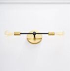 Retro Modern Gold 2 Li Tavan Plofyoner Rustik Avize