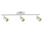 Rsylight Metal Modern 3 Lü Beyaz Led Spot Hareketli Avize Beyaz Ampullü