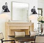 Rsylight Retro Rustik Metal Modern Koridor - Mutfak Duvar Rustik Siyah Aplik 