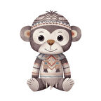 Maymun Duvar Stickerı