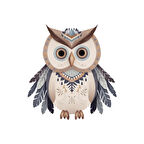 Baykuş Duvar Stickerı