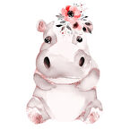 Su Aygırı Duvar Stickerı