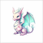 Sevimli Ejder Sticker 8