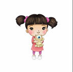 Minik Boo Çocuk Odası Stickerı