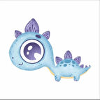 Mavi Dinazor Duvar Sitcker