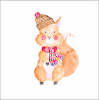 Sevimli Tavşan Sticker