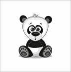 Sevimli Panda Sticker