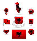 Arnavutluk Sticker Set