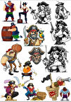 Korsan Sticker Set -1