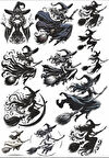 Cadı Sticker Set