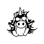 Slah Tutan İnek Araba Sticker 17x17 Cm Siyah