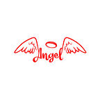 Angel Sticker 17x17 Cm Kırmızı