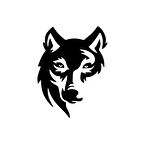 Kurt Sticker 17x17 Cm Siyah