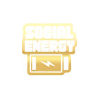 Social Energy Sticker 17x17 Cm Gold