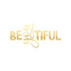 Beatiful Sticker 17x17 Cm Gold