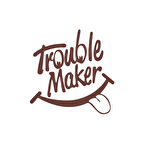 Trouble Maker Sticker 17x17 Cm Kahverengi