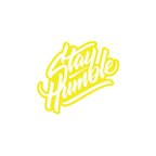 Stay Humble Sticker 17x17 Cm Sarı