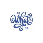 What is This Sticker 17x17 Cm Mavi