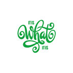 What is This Sticker 17x17 Cm Yeşil