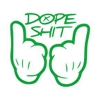 Dope Shit Sticker 17x17 Cm Yeşil