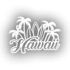 Hawaii Sticker 17x17 Cm Beyaz