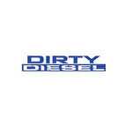 Dirty Diesel Araba Sticker 17x17 Cm Mavi