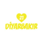 Kalpli 21 Diyarbakır Araba Sticker 17x17 Cm Sarı
