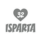 Kalpli 32 Isparta Araba Sticker 17x17 Cm Gri