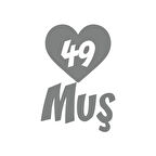 Kalpli 49 Muş Araba Sticker 17x17 Cm Gri