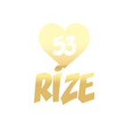 Kalpli 53 Rize Araba Sticker 17x17 Cm Gold