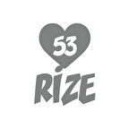 Kalpli 53 Rize Araba Sticker 17x17 Cm Gri