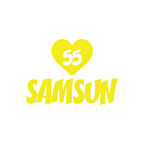 Kalpli 55 Samsun Araba Sticker 17x17 Cm Sarı