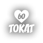 Kalpli 60 Tokat Araba Sticker 17x17 Cm Beyaz