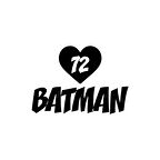Kalpli 72 Batman Araba Sticker 17x17 Cm Siyah