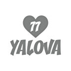 Kalpli 77 Yalova Araba Sticker 17x17 Cm Gri