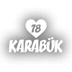 Kalpli 78 Karabük Araba Sticker 17x17 Cm Beyaz