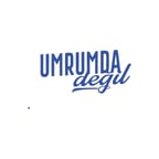 Umrumda Değil Araba Sticker 17x17 Cm Mavi