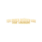 Tek Parça Değişen Var Oda Hayaller Araba Sticker 17x17 Cm Gold