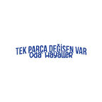 Tek Parça Değişen Var Oda Hayaller Araba Sticker 17x17 Cm Mavi