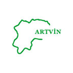 Artvin Harita Araba Sticker 17x17 Cm Yeşil