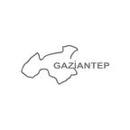 Gaziantep Harita Araba Sticker 17x17 Cm Gri